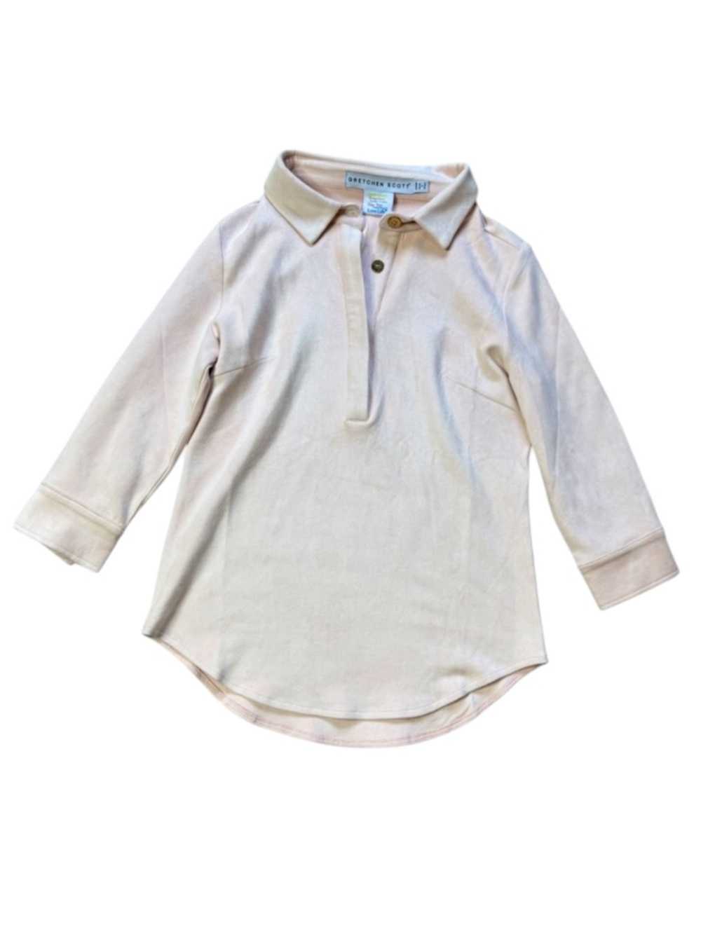 Gretchen Scott Designs Ultra Suede Pop Over Top size XXS (Shrimp)